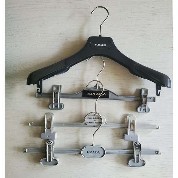 Prada Other - Lot Of 4 Heavy Duty Designer Hangers